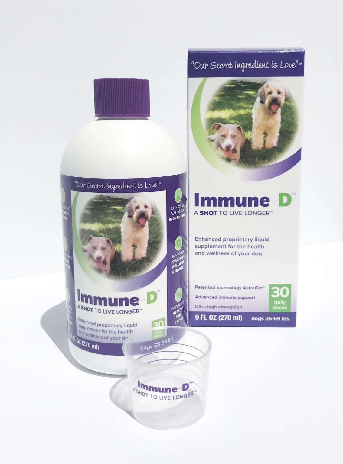 Immune-D Liquid Supplement for Dogs (One Month Supply)